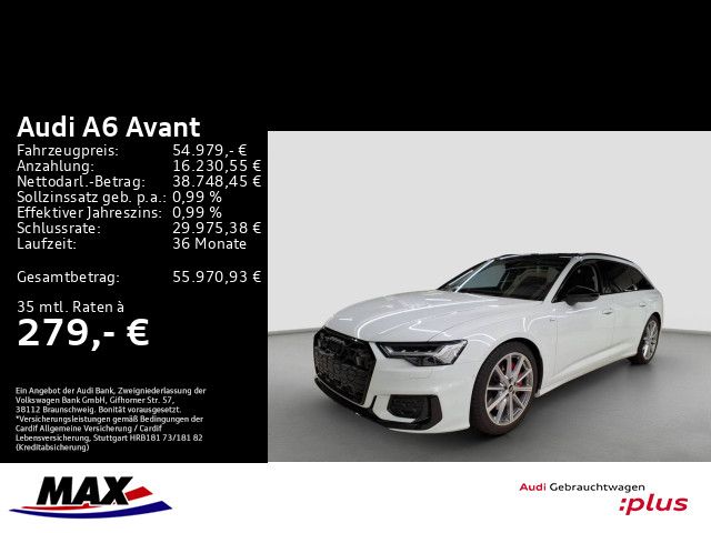 A6 Avant 55 TFSI e QU S LINE 0,5% HD-MATRIX+PANO