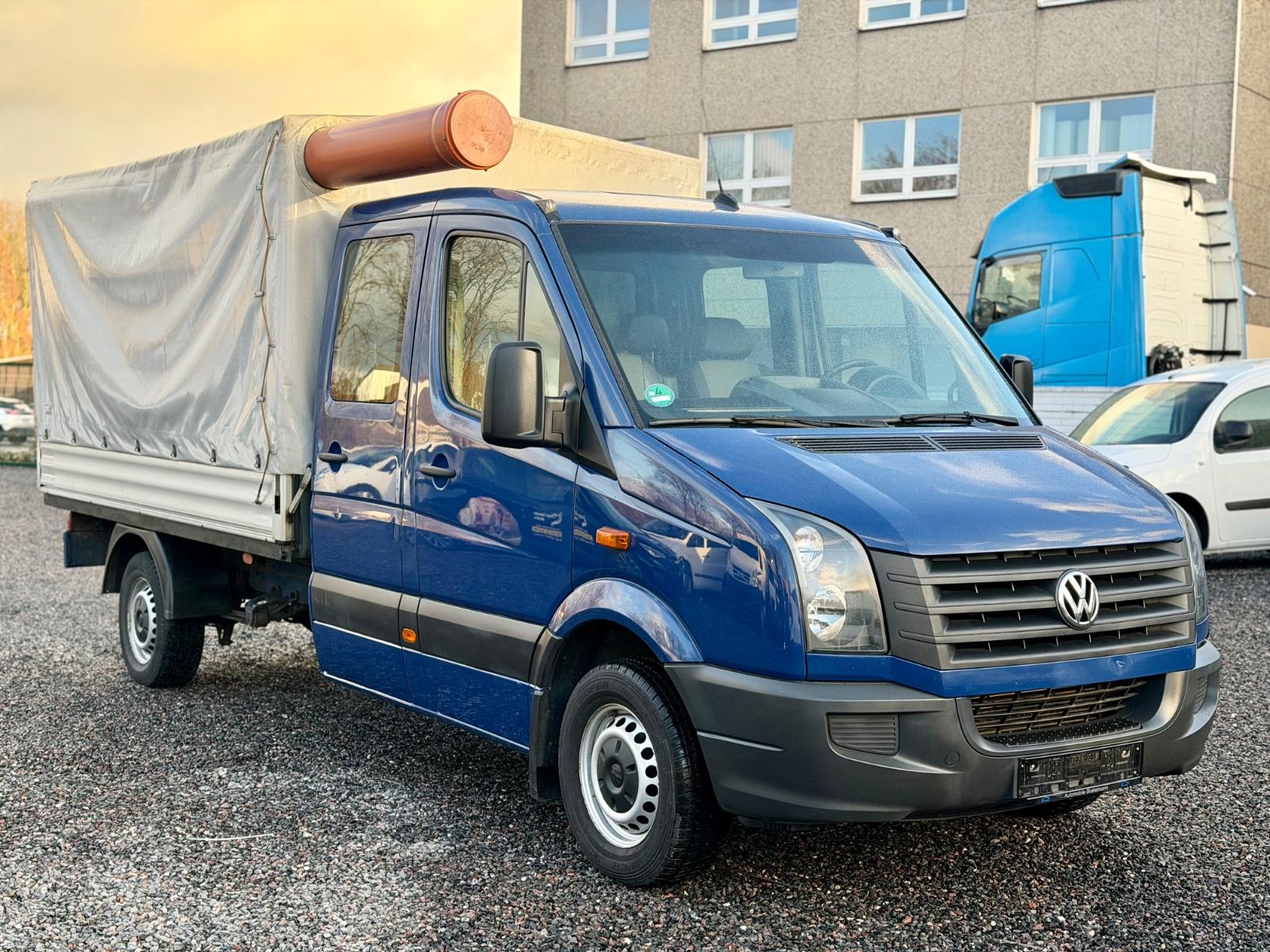 Volkswagen Crafter 2,0 MAXI Pritsche-Plan 35lang L3 Doka 7S
