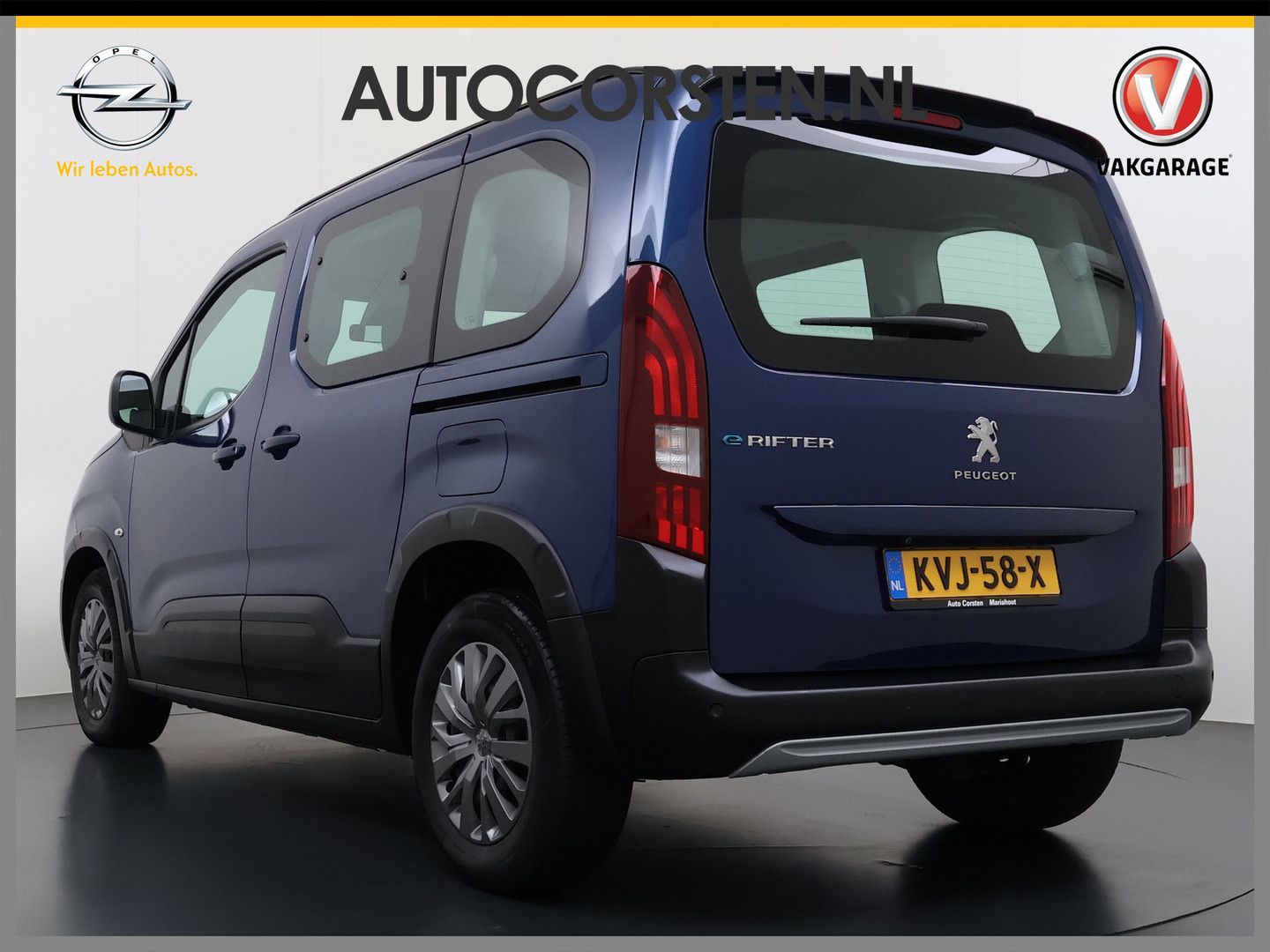 Peugeot e-Rifter EV Allure Pack SOH 97% 50kWh 2X Schiebe imagem 2
