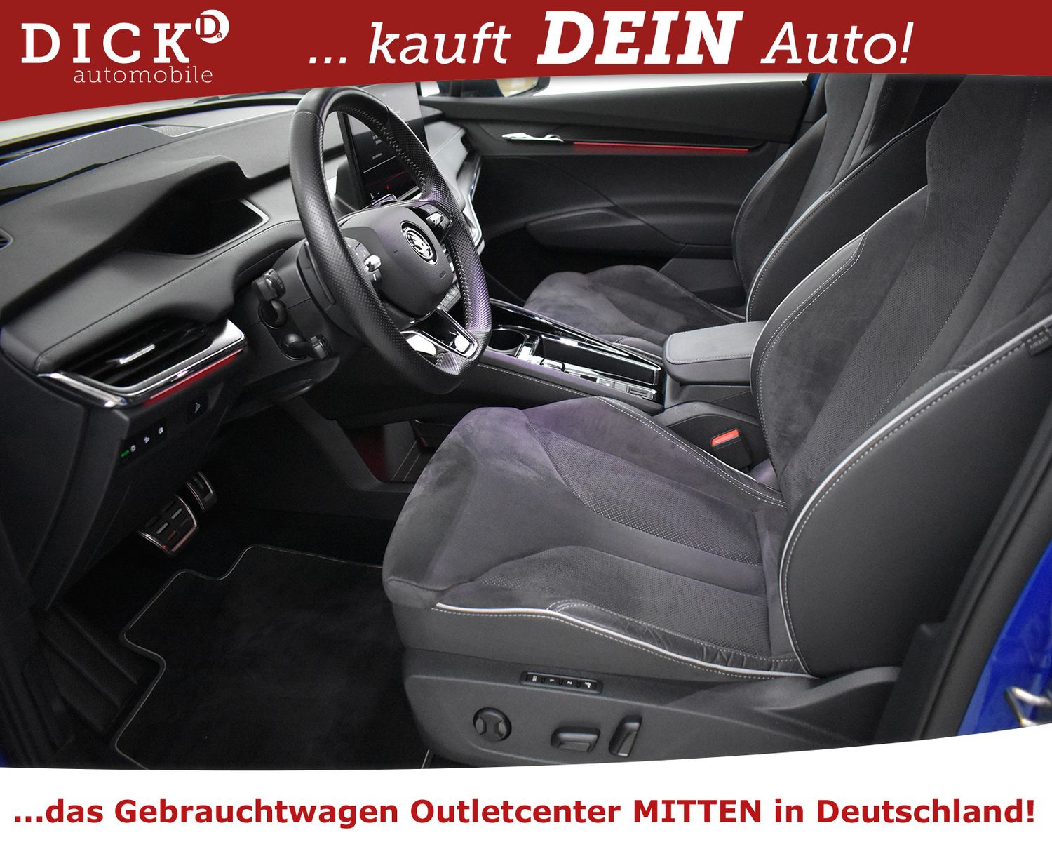 SKODA Enyaq 80 Sportline PANO+MATRIX+HEAD+AHK+360+VOLL - Image 10