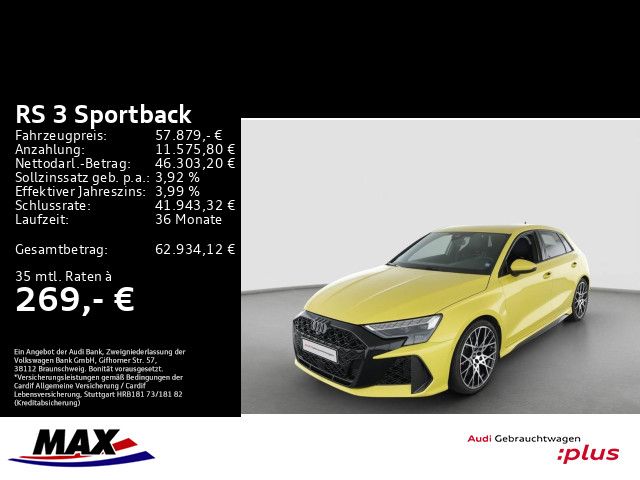RS3 Sportback SCHALENSITZE 280KM/H +HUD+SONOS+MA