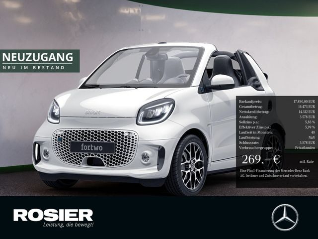 Smart EQ fortwo cabrio Prime LED Navi Kamera Leder DAB
