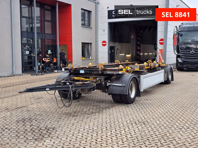 Hüffermann HSA · Absetzanhänger · 2 Mulden a 10 cbm geeignet