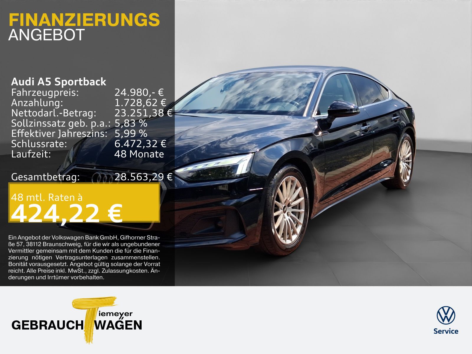 Audi Audi A5 Sportback 35 TDI AHK MATRIX-LED eKLAPPE