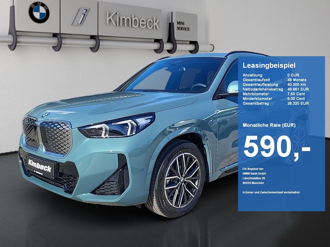 BMW iX1 eDrive20 M SPORT ACC ParkAss AHK Lenkhzg Nav