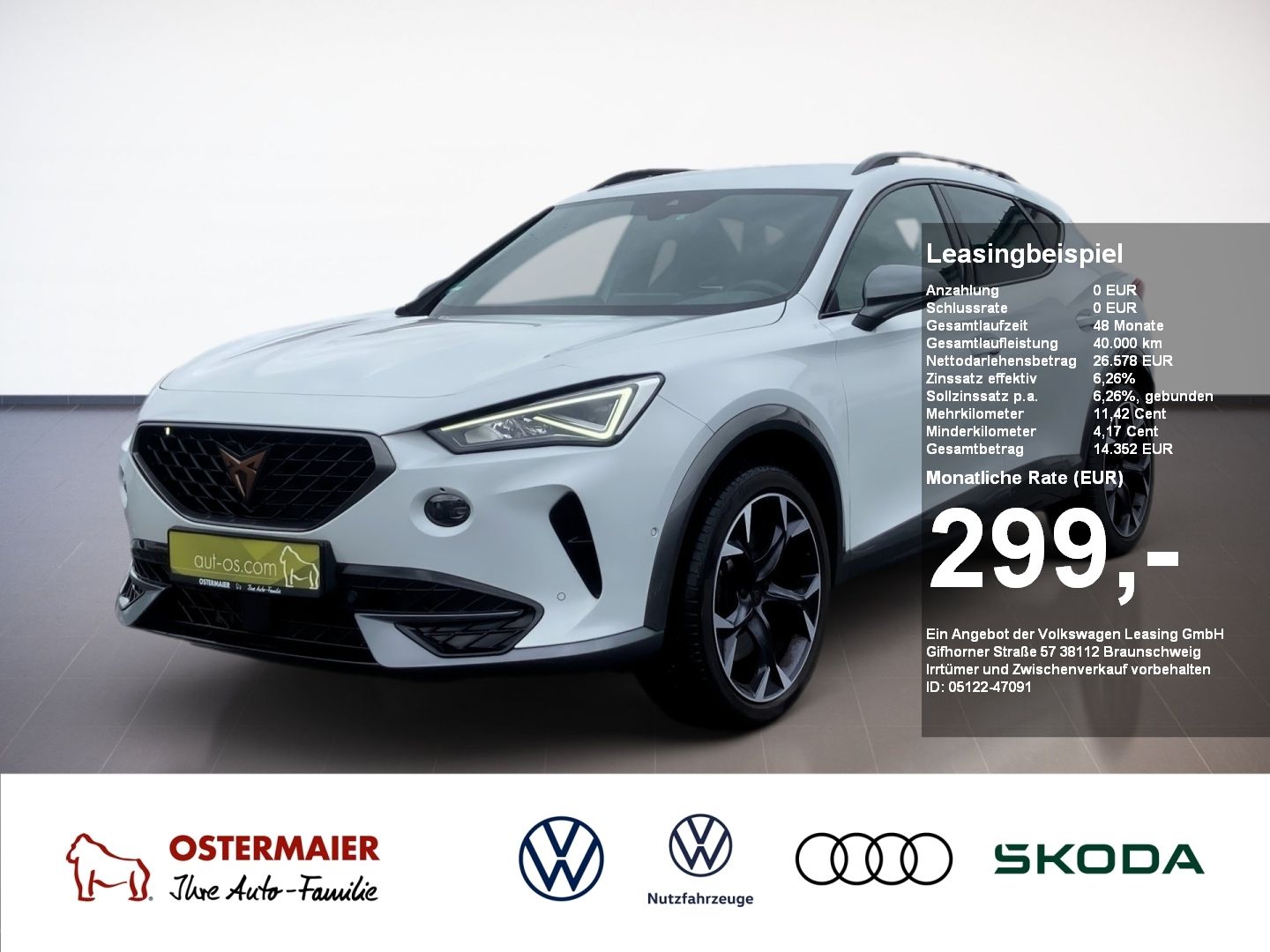 Cupra Formentor VZ 2.0 TSI 228kW DSG.LED.NAV.SHZ.MEMOR