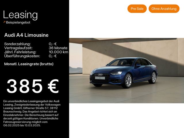 Audi A4 Limousine 40 TDI qu. advanced LED*virtual*RK*