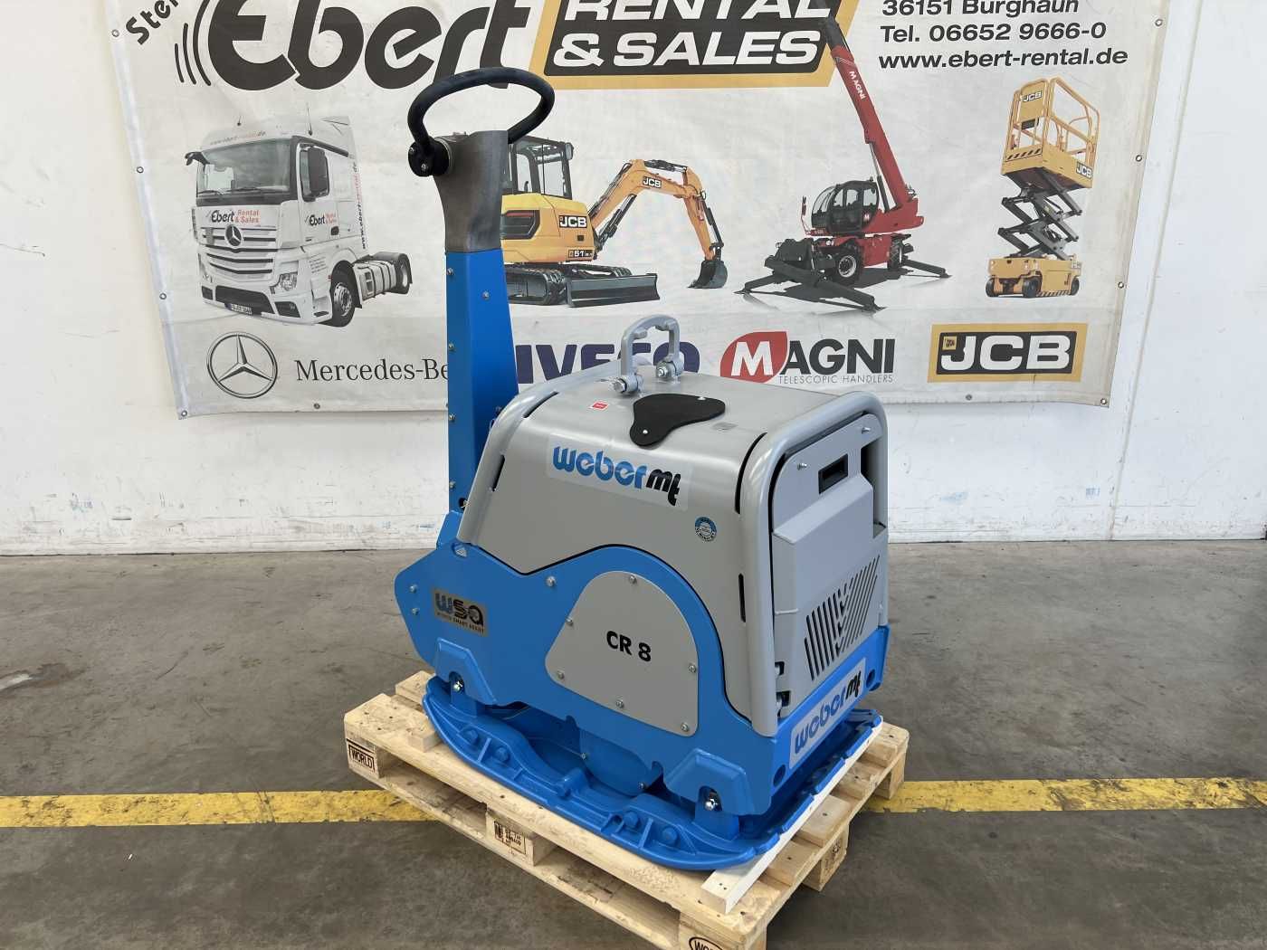 Fahrzeugabbildung Weber Weber CR 8 WSA Hatz-Diesel / 608 kg Rüttelplatte
