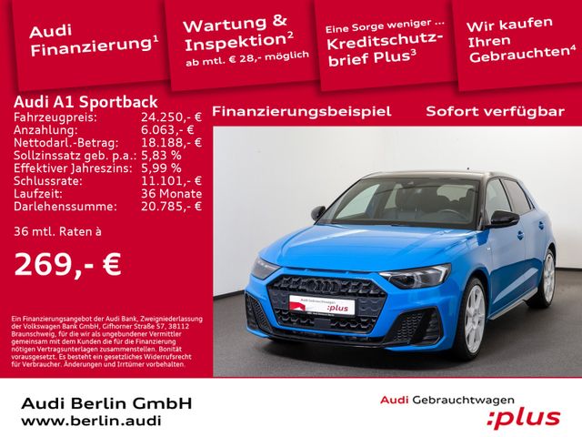 Audi A1 Sportback Sline 35 TFSI S tr. VIRTUAL RFK B&O