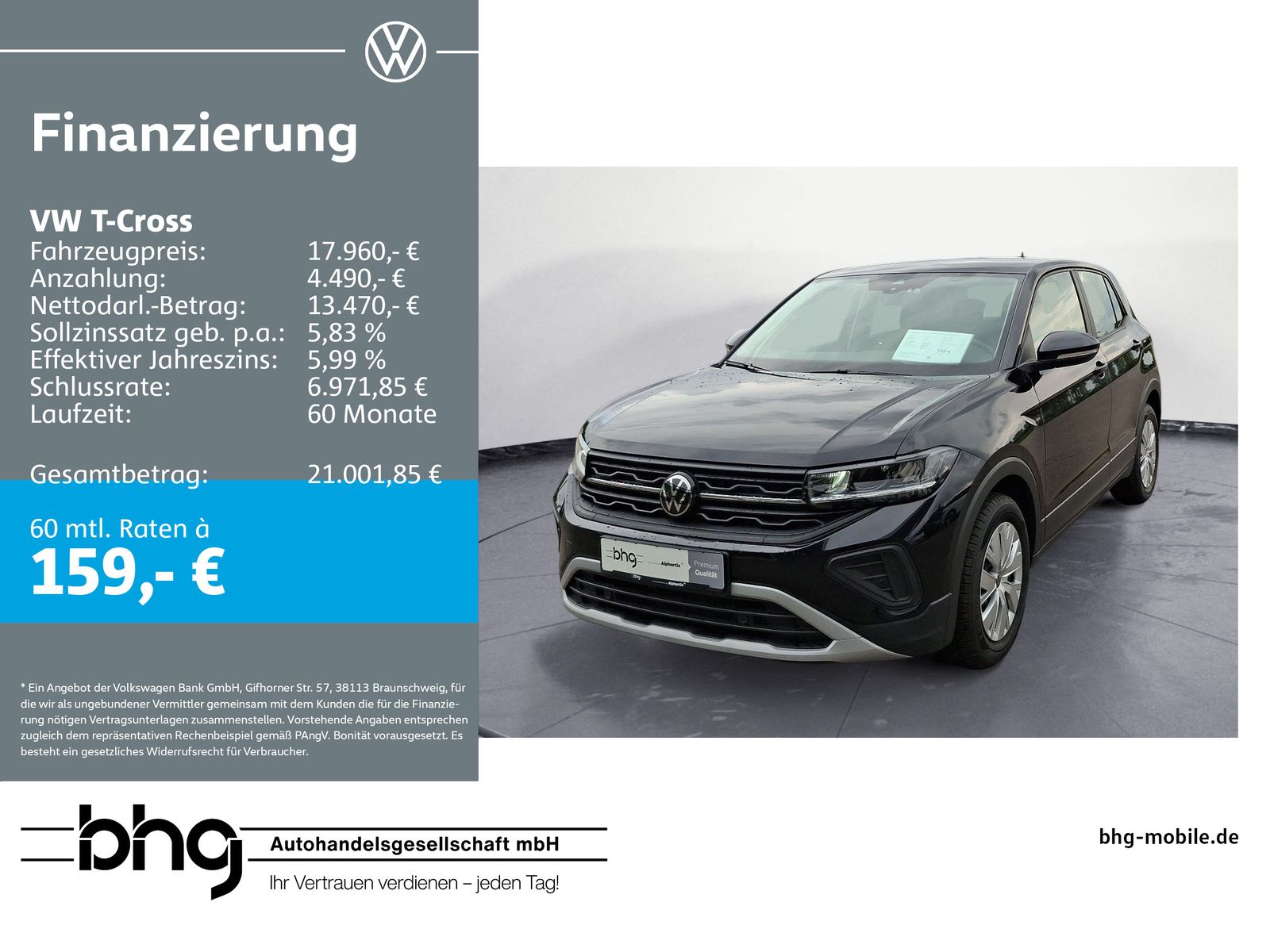 VW T-Cross 1.0 TSI OPF SHZ PDC DAB KLIMA LED