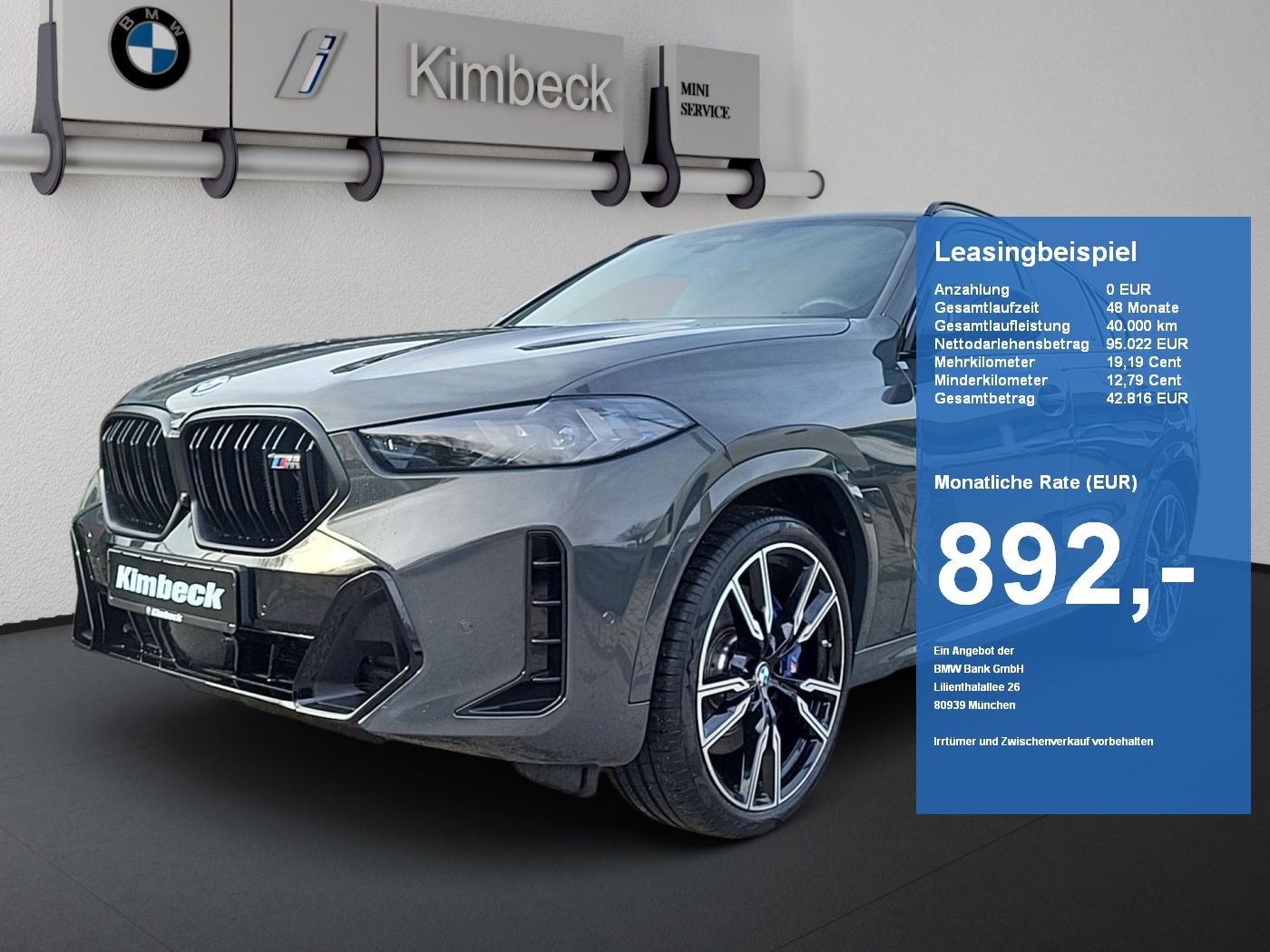 BMW X6 M60i xDrive M SPORT Massage Sitzbelüft Standh