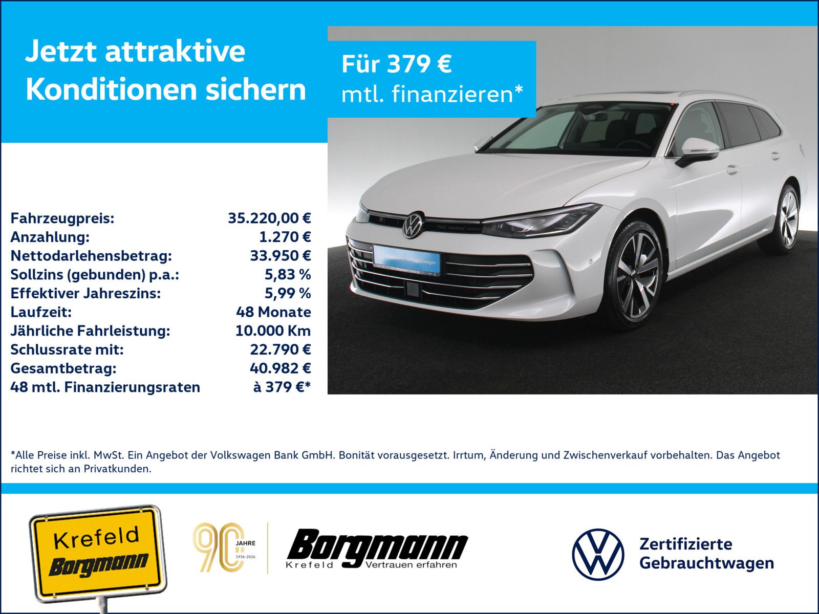 Volkswagen Passat 1.5 eTSI Business AHK 360° MATRIX-LED HUD
