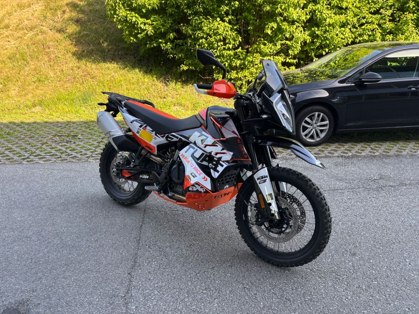 Fahrzeugabbildung KTM 790 Adventure Quickshifter, viel Zubehör
