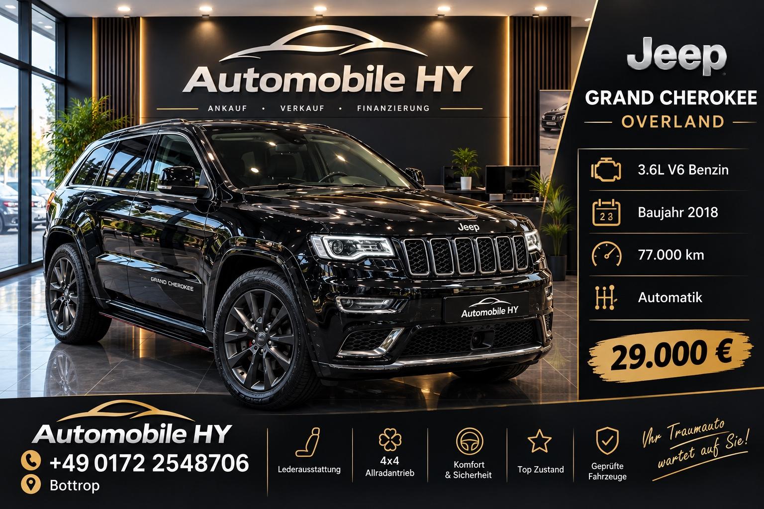 Jeep Grand Cherokee 3.6 V6 Overland