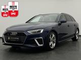 Audi A4 Avant 40 TFSI quattro +S-LINE+AHK+MATRIX+NAV+ - Audi A4 mit Benzin-Antrieb: Blau, Teilleder, Kombi