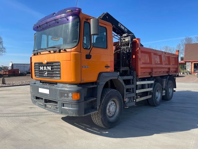 MAN 33.364 DFA-G 6x6 Kipper-Kran HIAB 140