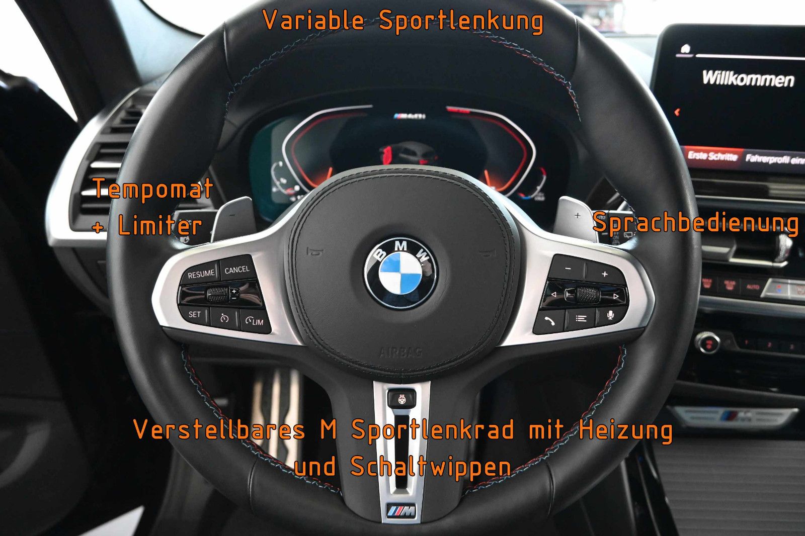 Fahrzeugabbildung BMW X3 M40i xDr. °UVP 95.280€°AHK°360°-KAM°LASER°MEM