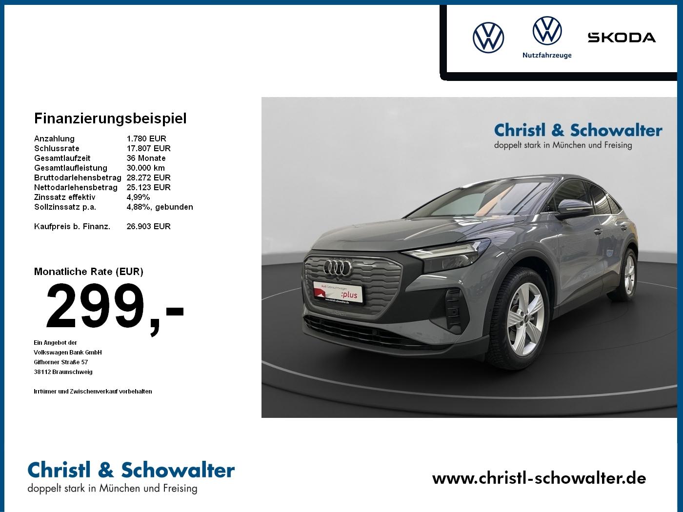 Audi Q4 35 e-tron Sportback ACC+LED+SHZ+Standh.