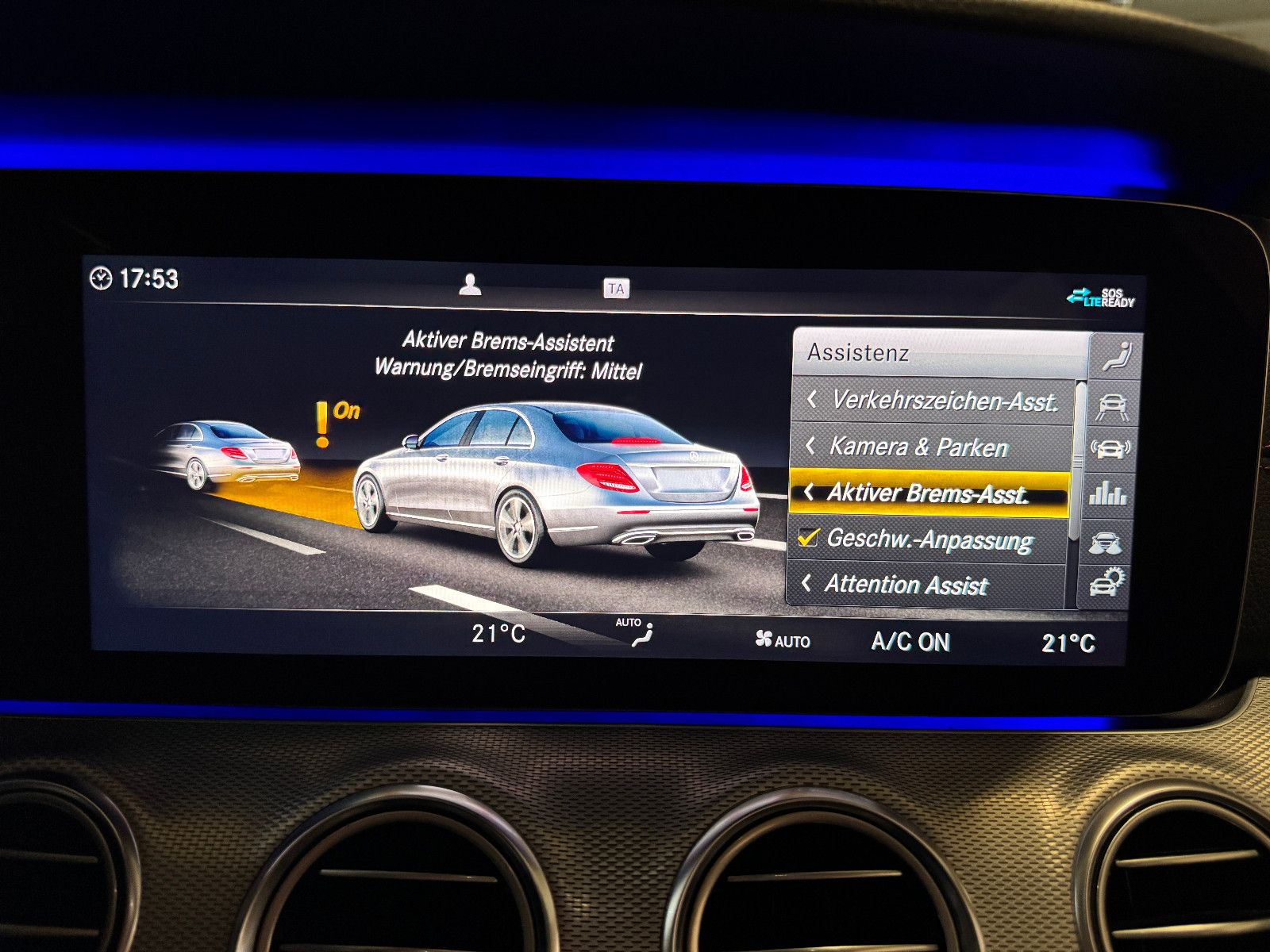 Fahrzeugabbildung Mercedes-Benz E 53 AMG 4Matic+ MBUX MEMORY AIRMATIC SD 360 DIS