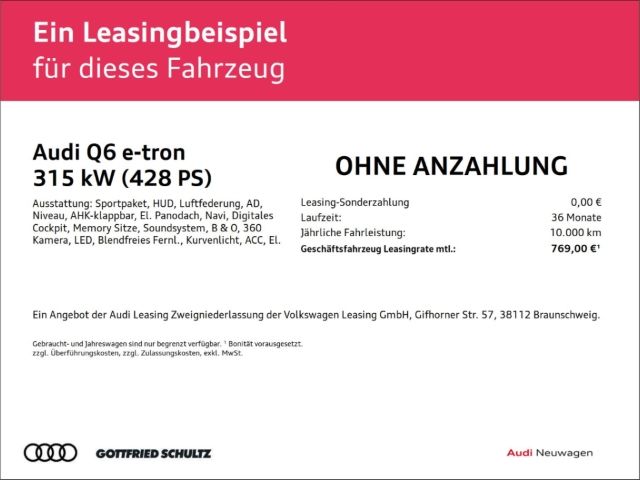 Audi Q6 e-tron Sportback quattro S line MATRIX AHK PA imagem 2