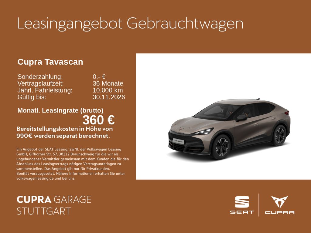 Cupra Tavascan Endurance 210 kW
