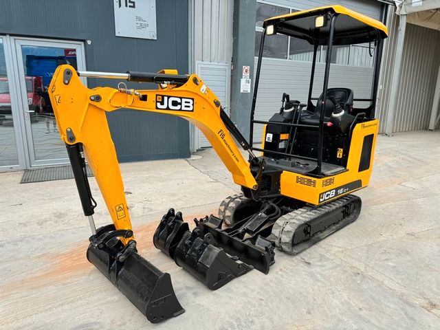 JCB 16C-1 - 3X BUCKETS - 2019 YEAR - 1020 HOURS