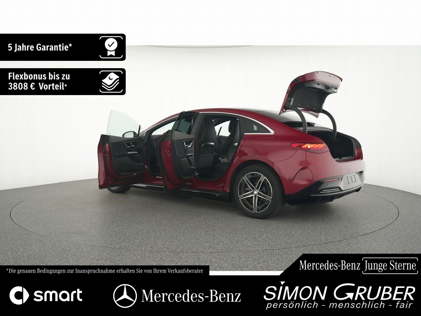 Fahrzeugabbildung Mercedes-Benz EQE 300 AMG Pano Ambi Memory LED Keyless Kamera