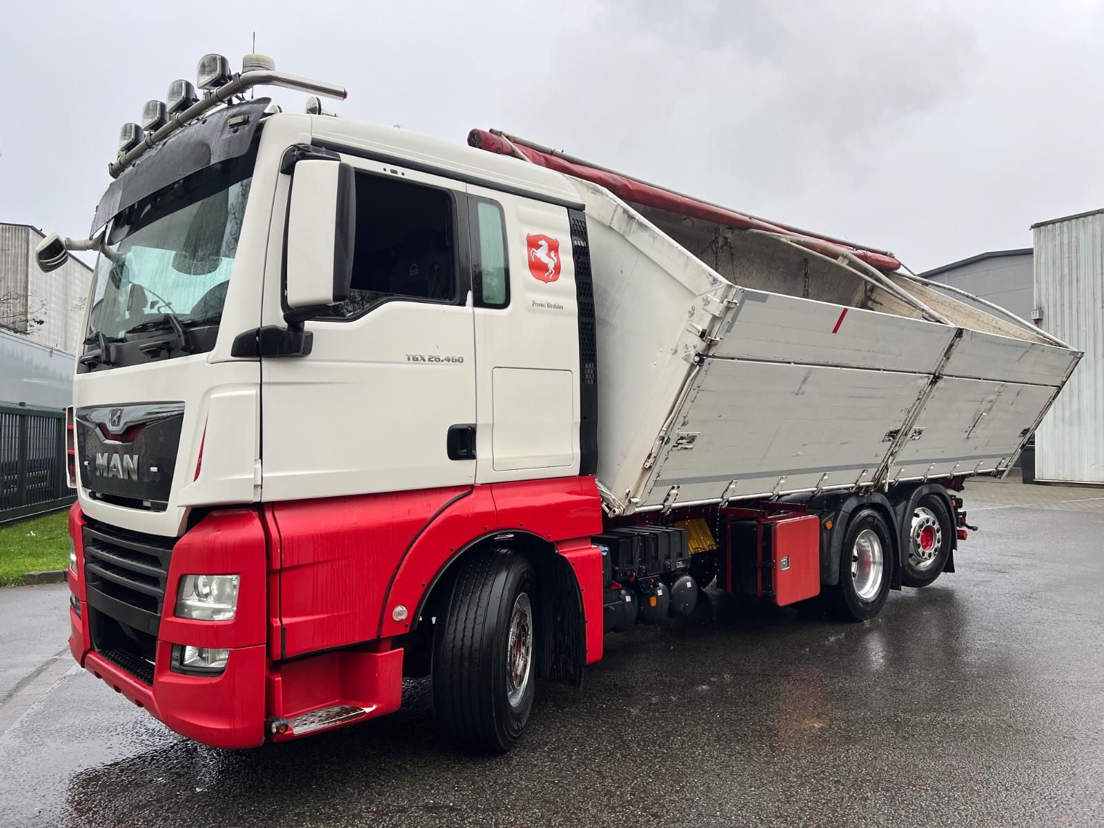 MAN TGX 26.460 XLX 6x2  3-S.Kipper Lift-Lenkachse
