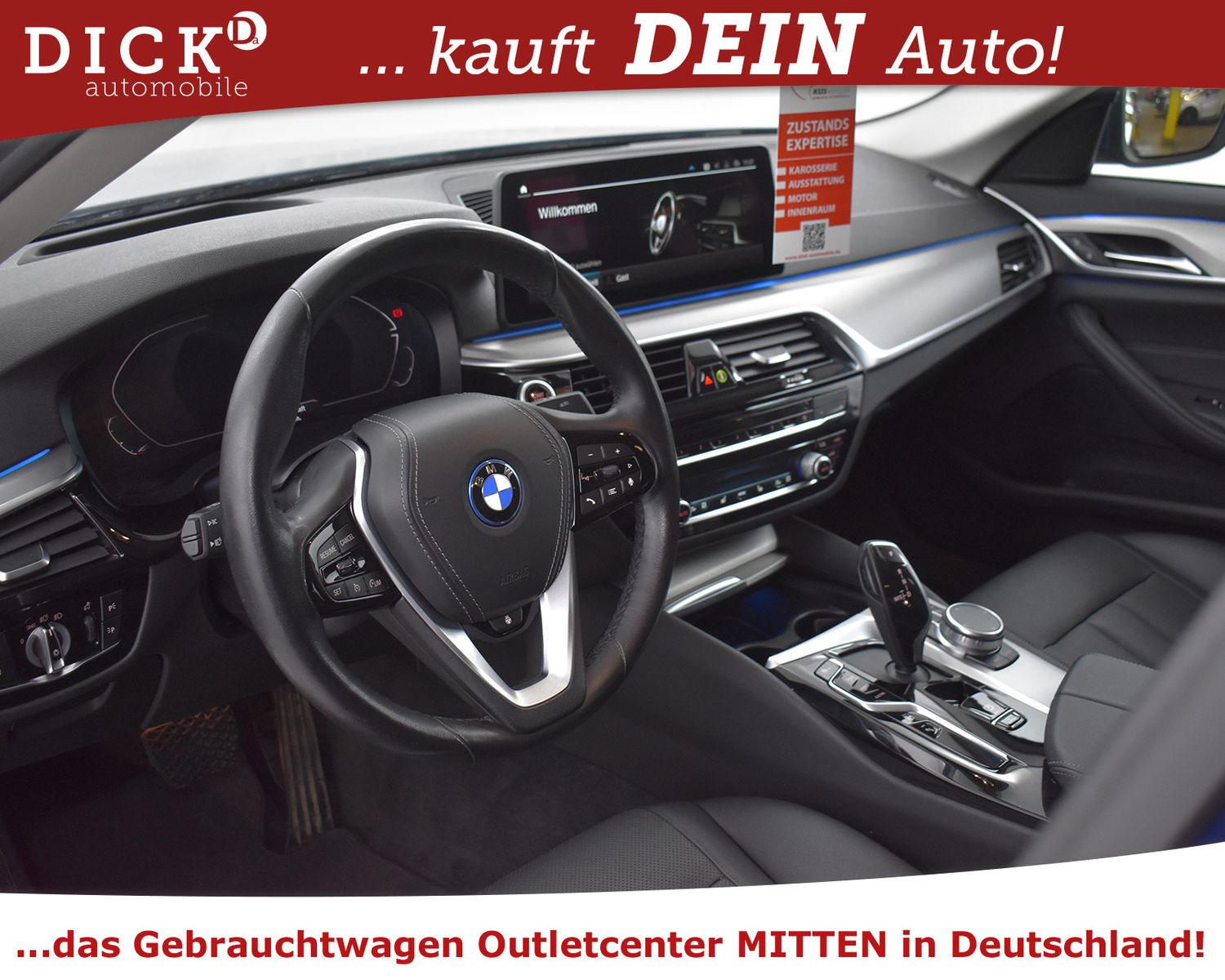 BMW 530e xDrive VIRTU+PROF+HEADUP+LEDER+SHZ+KAM+M18" - Image 10