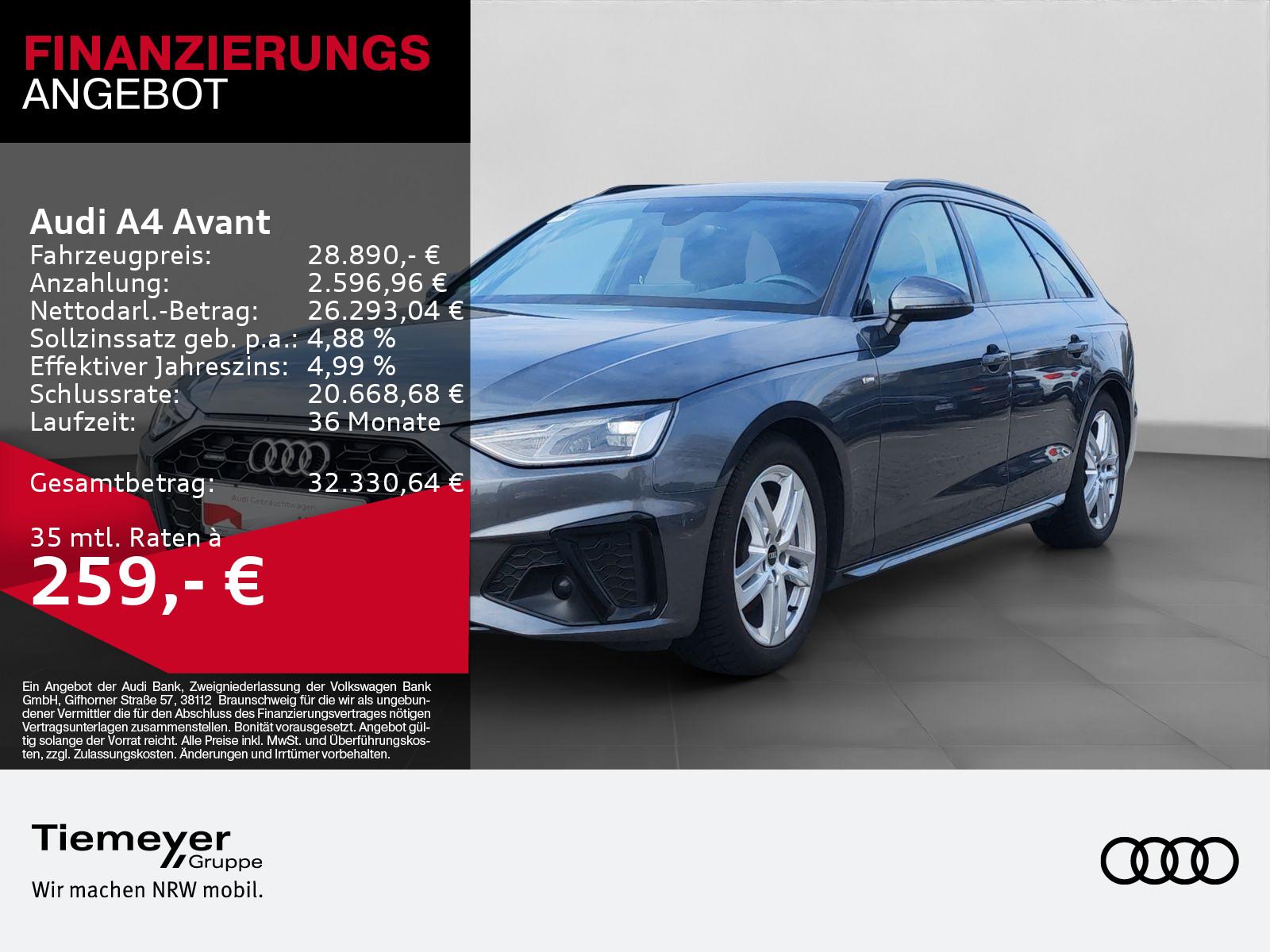 Audi A4 Avant 40 TDI Q S LINE GARANTIE-07.2027 eSITZE