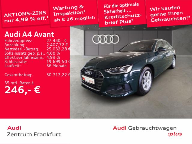 Audi A4 Avant 35 TDI S tronic Matrix-LED Navi Tempoma