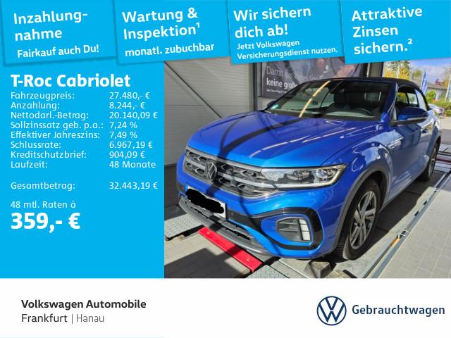Volkswagen T-Roc Cabriolet 1.5 TSI DSG R-Line Navi Spurwech