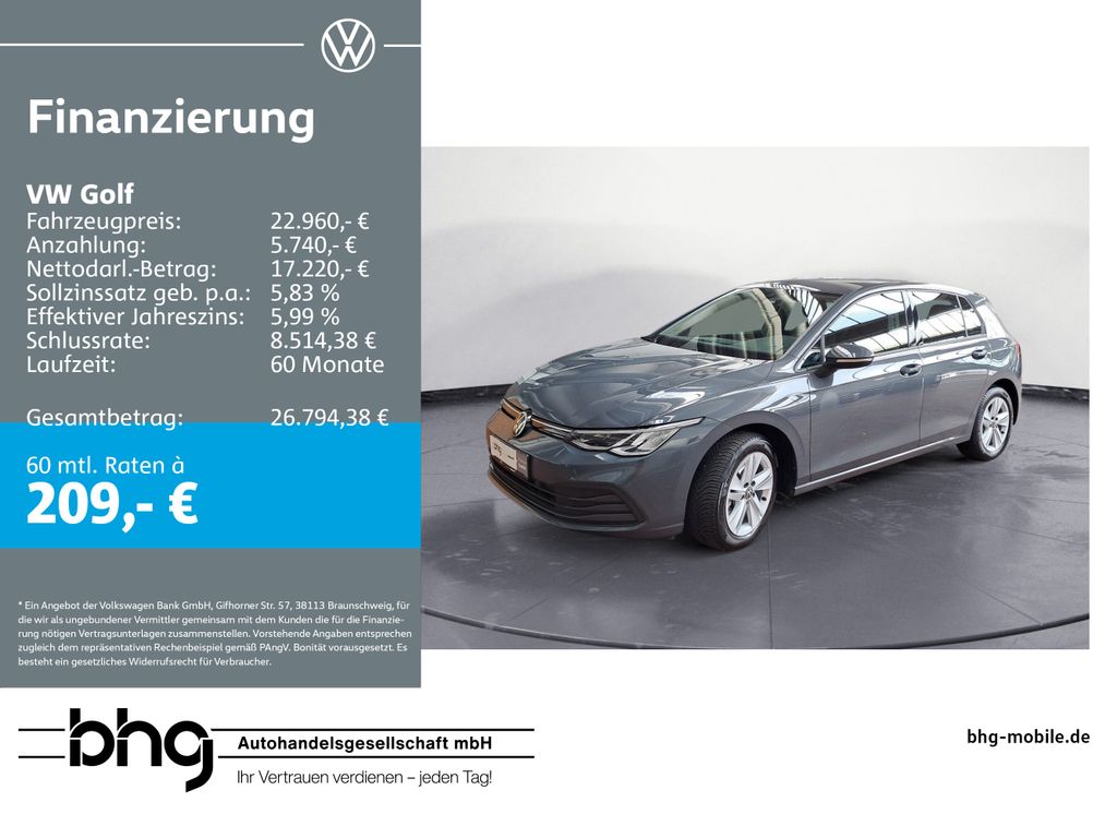 Golf Life 2.0 TDI DSG *KAMERA*NAVI*ACC*