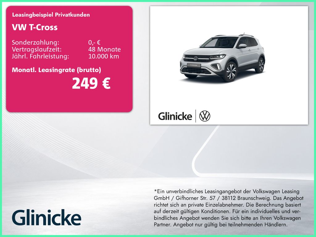 T-Cross Style 1.0 l TSI 85 kW (116 PS) 7-Gang-Do