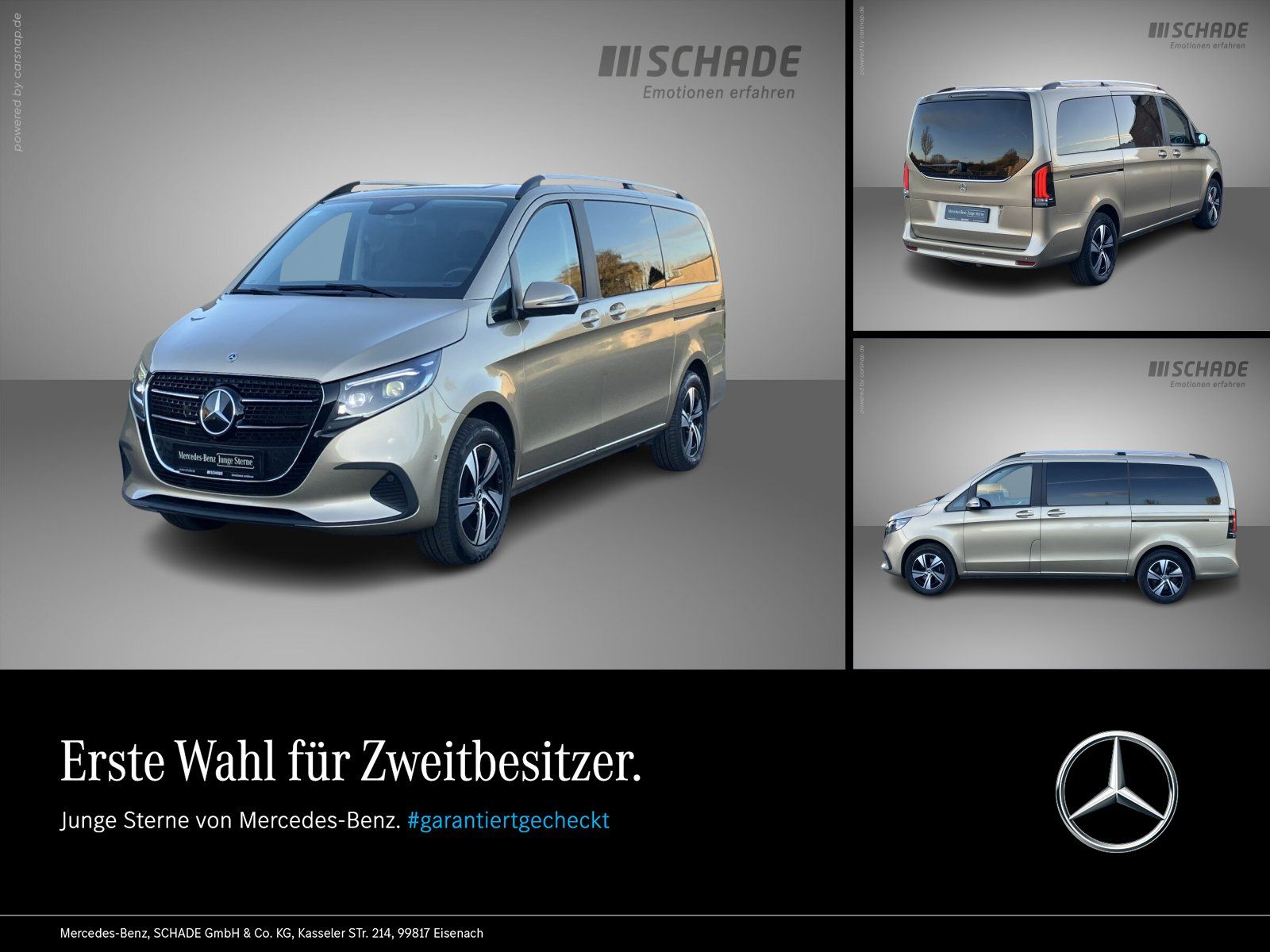 MERCEDES-BENZ V 220 4MATIC LANG STYLE DISTRON TOTW AHK E TÜREN