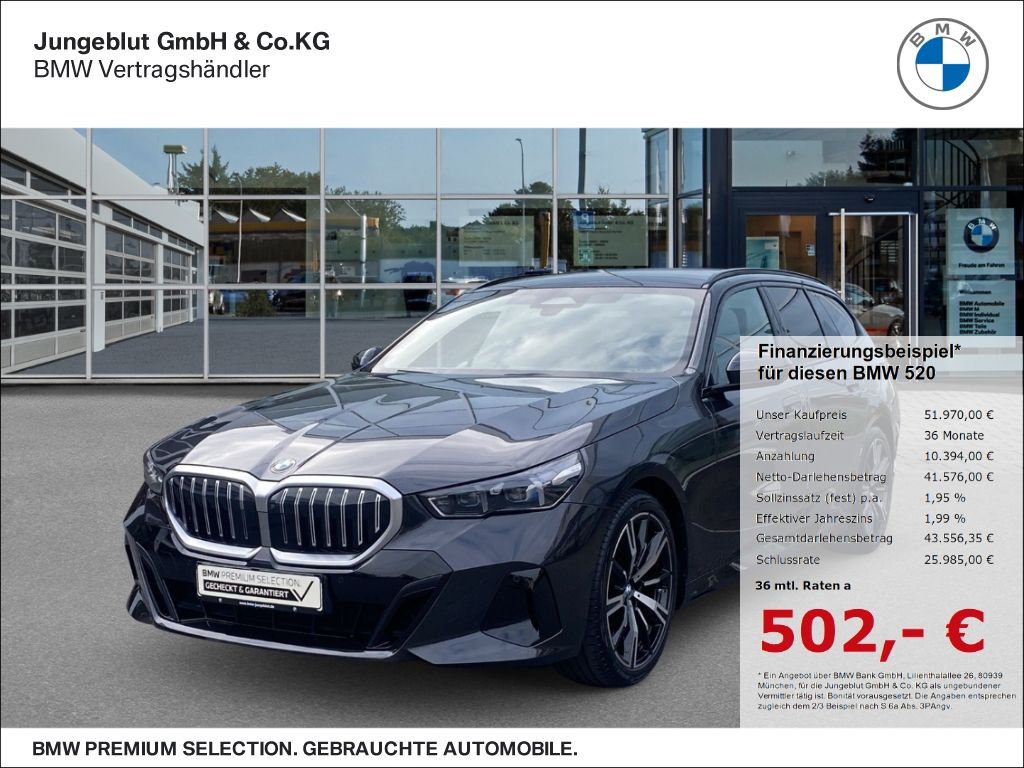 BMW 520 d xDrive Touring M Sport AHK Lenkrad&Sitzhg foto 1