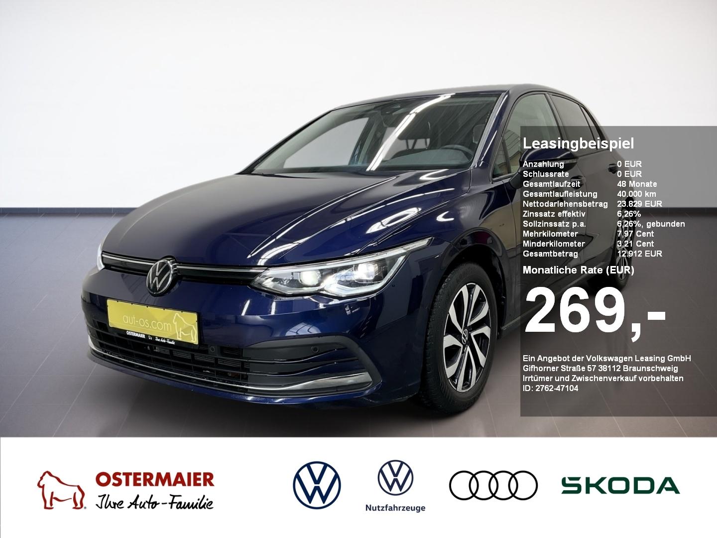 Volkswagen Golf VIII ACTIVE 1.5TSI 150PS ACC.5J-G.STHZG.NAV