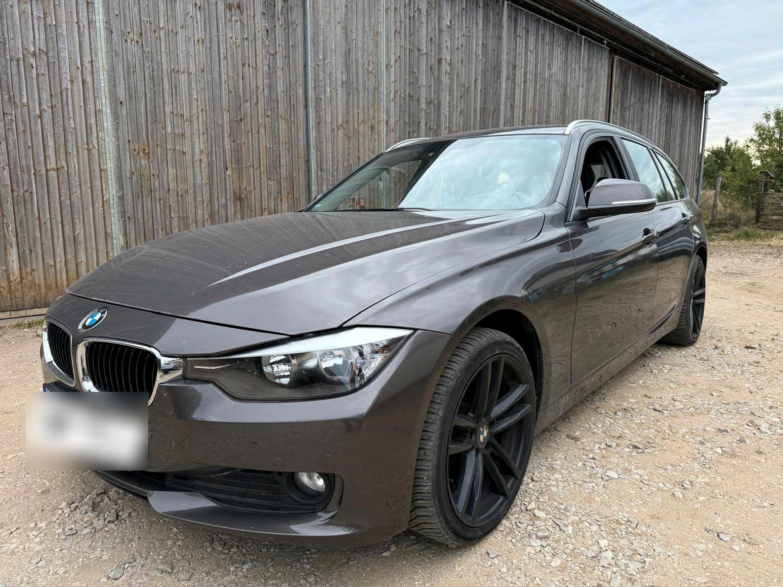BMW 318 2013 — rear view