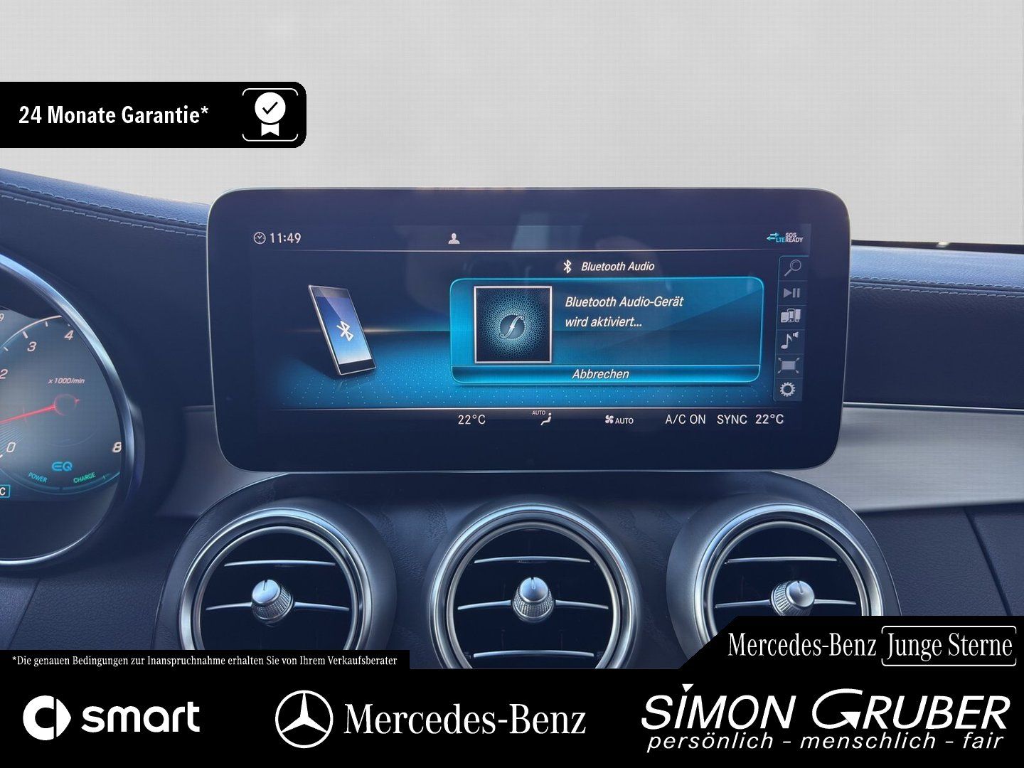Fahrzeugabbildung Mercedes-Benz C 200 Cabriolet AMG Night Adv Sound 360 Distron.