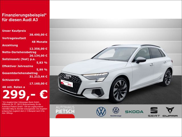 Audi A3 Sportback 40 TDI quattro S line B&O ACC