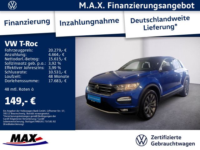 T-Roc 1.5 TSI SPORT +AHK+ACC+PDC+WINTER+ALU 17"+