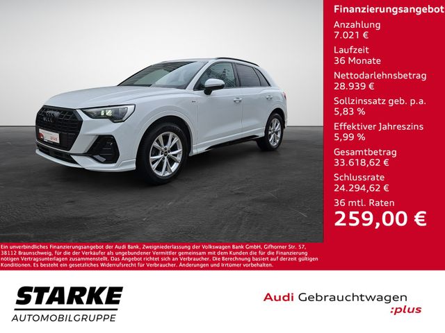 Audi Q3 35 TFSI S tronic S line NaviPlus SHZ APS-Plus