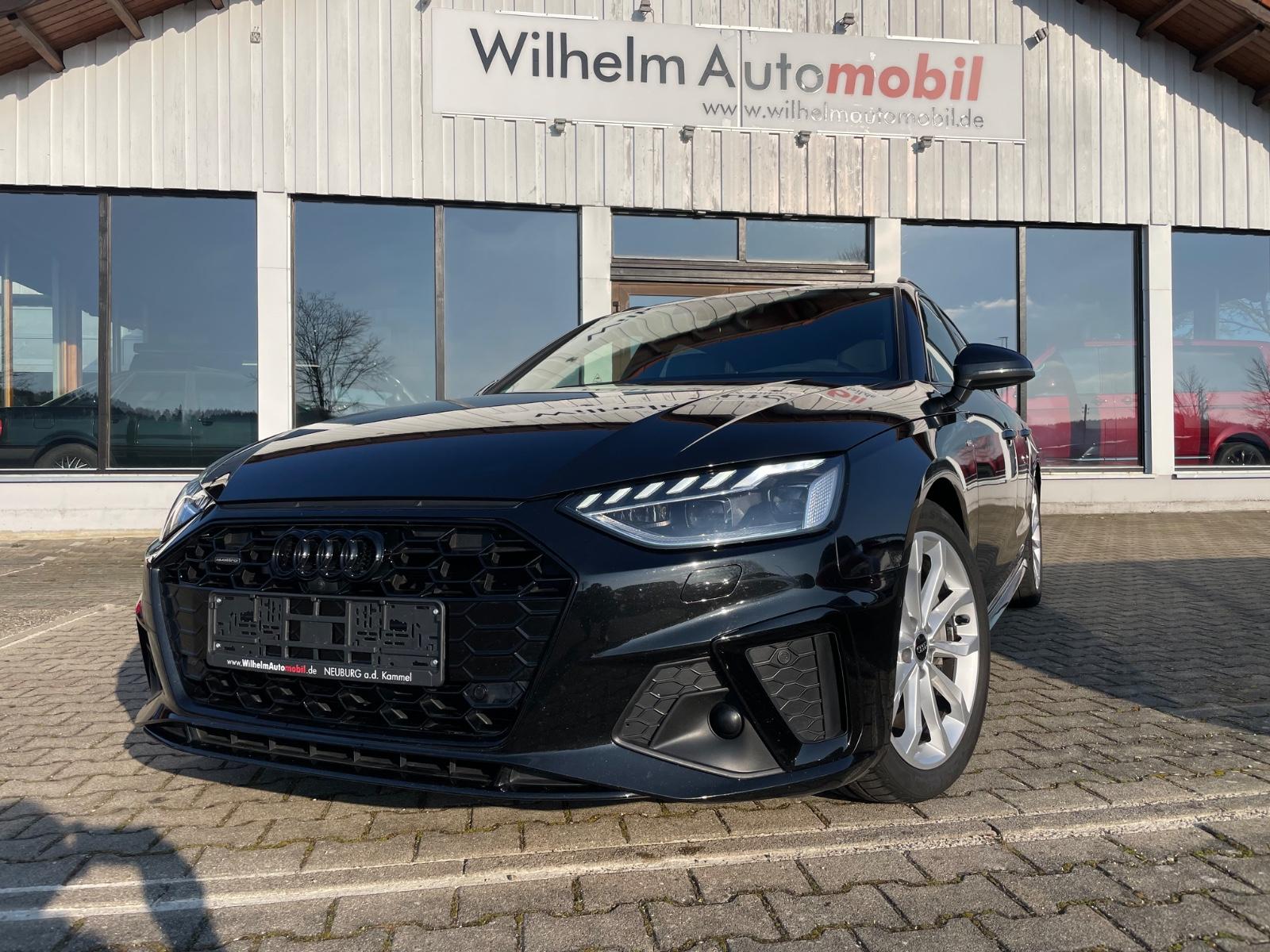 Audi A4 Avant quattro S line Plus black HuD StHz 360