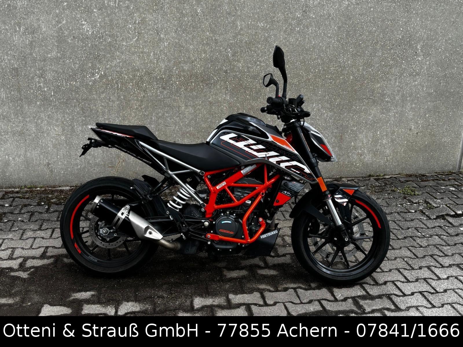 KTM 125 Duke*Tieferlegung*kurzes Heck*Sturzbügel*