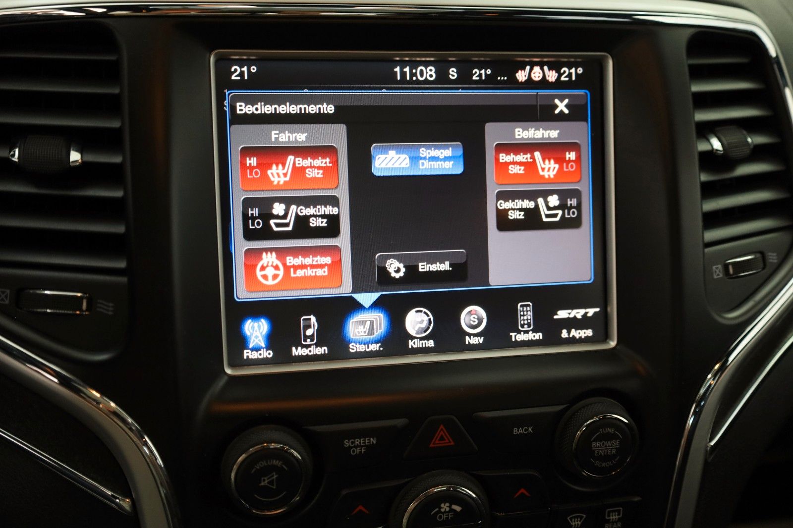 Fahrzeugabbildung Jeep Grand Cherokee 6.4 V8 HEMI SRT Leder,Navi,ACC,SH