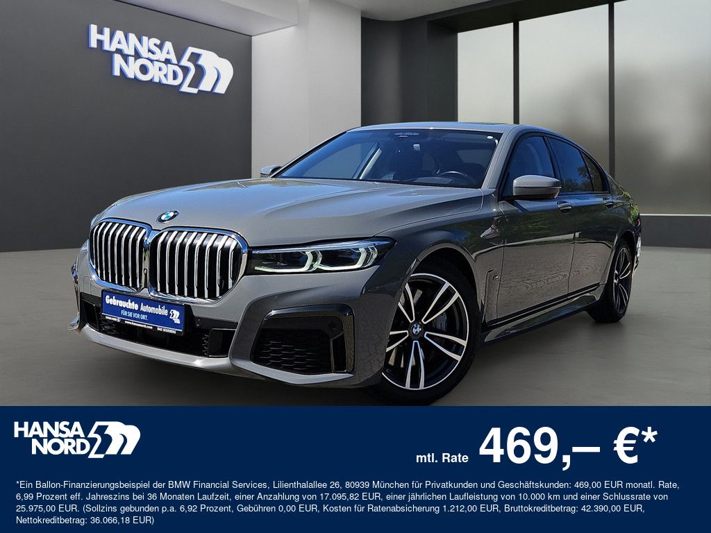 BMW 750d xDrive M-SPORT LASER NAVI HGSD 360° 19" AHK