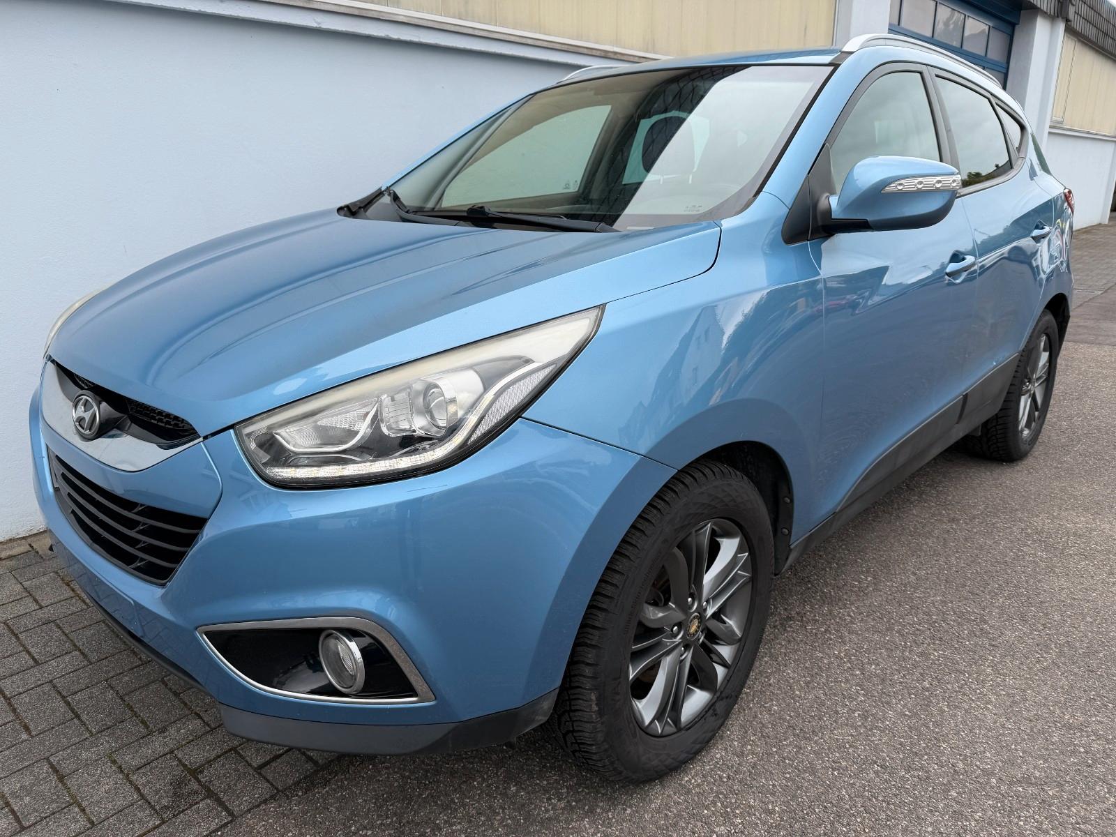 Hyundai ix35 blue 1.7l CRDi Leder Navi