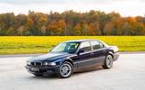 BMW 740i/84tkm/2Hnd/VollHistorie/Scheckheft! - blaue BMW 740
