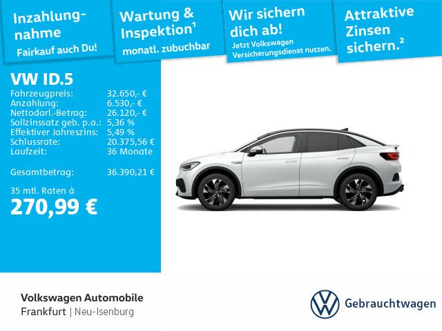 Volkswagen ID.5 Pro Performance HuD AHK PANO NAVI LED 360