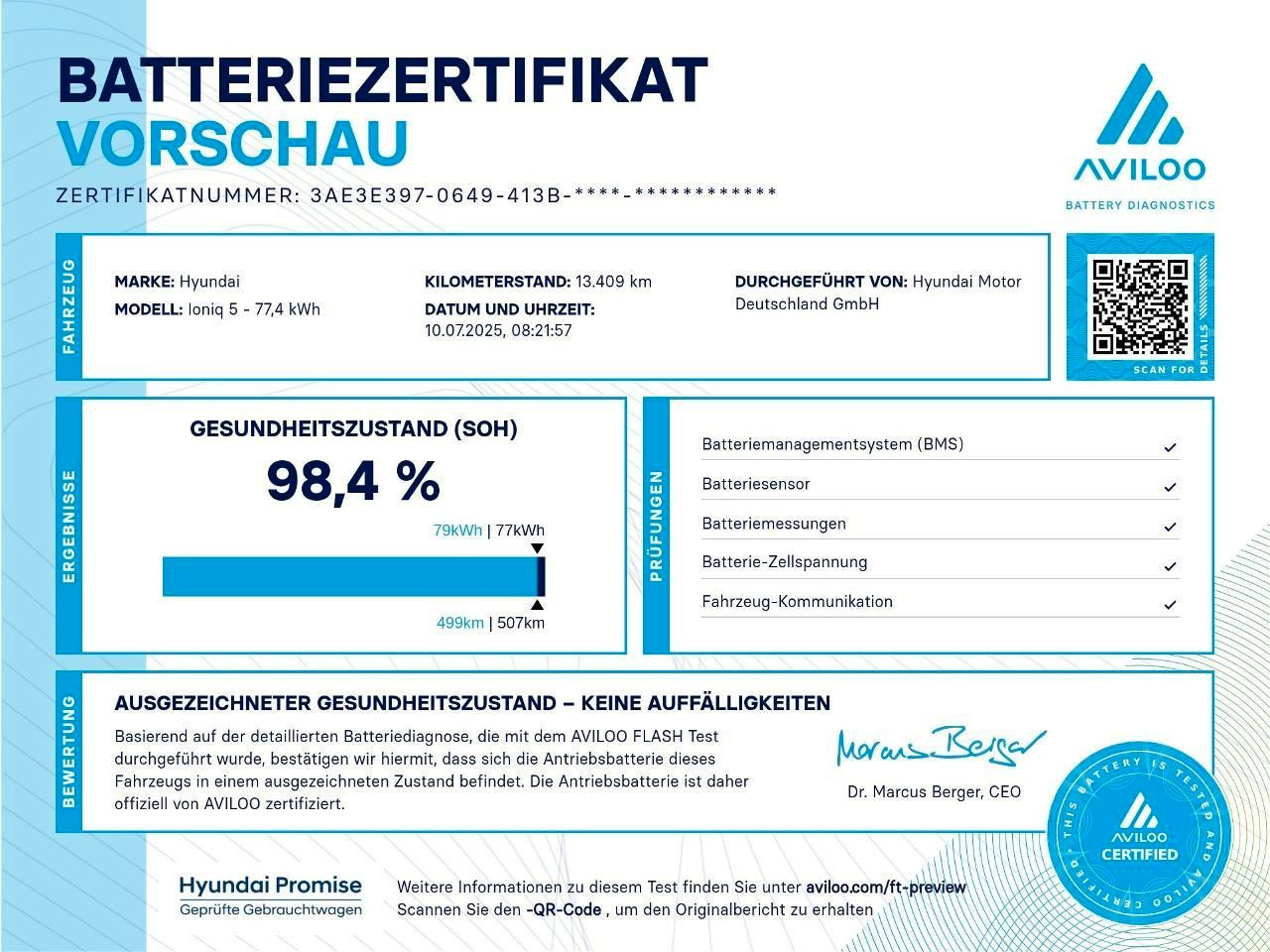 Fahrzeugabbildung Hyundai IONIQ 5 Techniq 77,4 kWh Panorama/Kamera/SHZ!